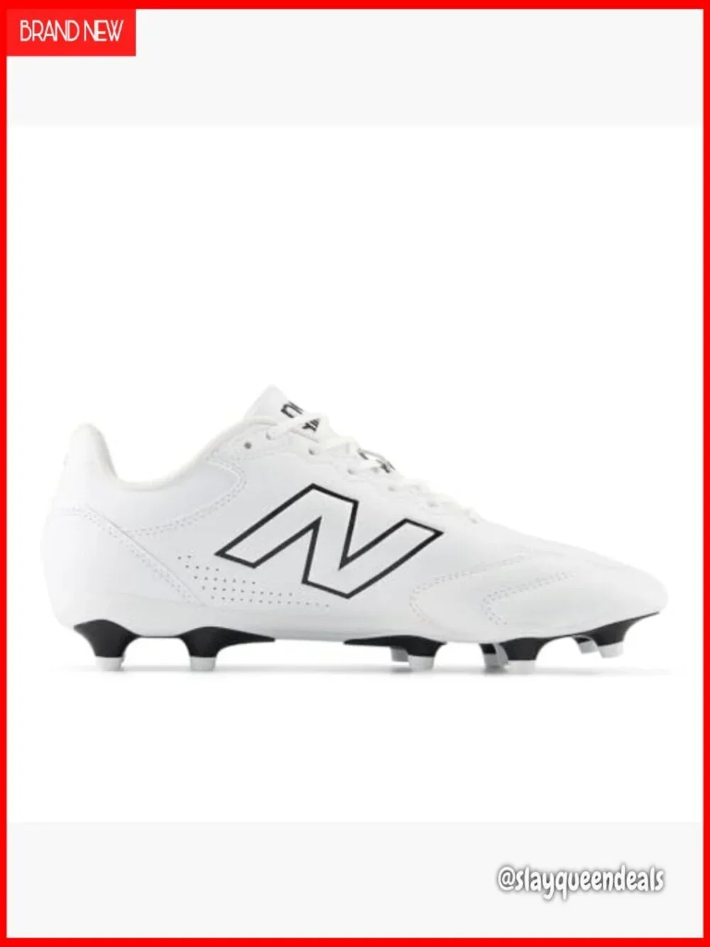 Low Top Soccer Shoes, Lace-Up Athletic Sneakers, Rubber Sole